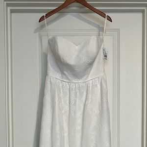 New Galina Chiffon Eyelet Wedding Dress